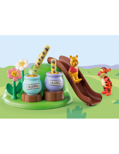 PM71317,PLAYMOBIL - 1.2.3 & DISNEY: GRADINA CU ALBINE A LUI WINNIE SI TIGGER