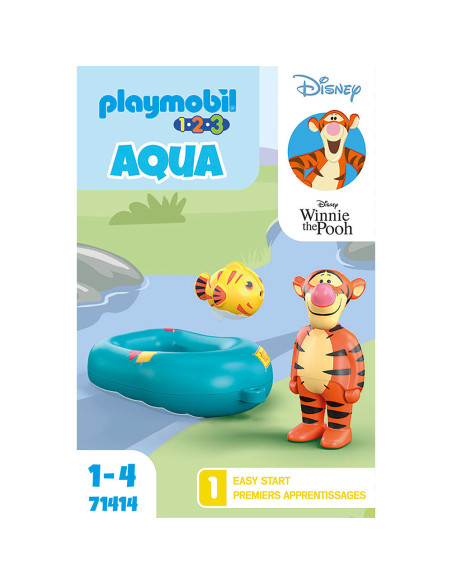 PM71414,Playmobil - 123 Disney Plimbare Cu Barca Gonflabila A Lui Tigger