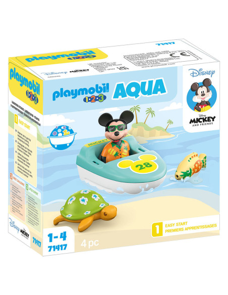 PM71417,Playmobil - 123 Disney Tur Cu Barca Lui Mickey