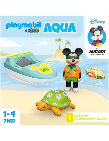 PM71417,Playmobil - 123 Disney Tur Cu Barca Lui Mickey