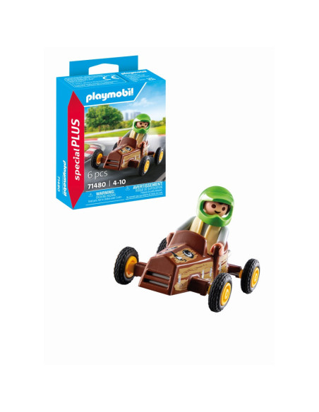 PM71480,Playmobil-FIGURINA COPIL CU KART