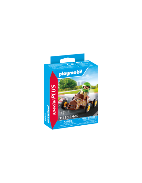 PM71480,Playmobil-FIGURINA COPIL CU KART
