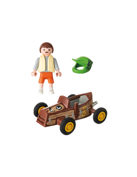 PM71480,Playmobil-FIGURINA COPIL CU KART