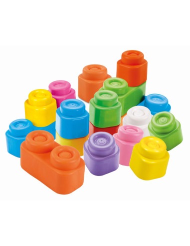 CL17877,Clementoni - Soft Clemmy plasa cu 20 de cuburi