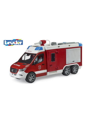 BR02680,Bruder sprinter de pompieri Mercedes Benz cu sirena