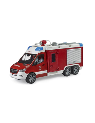 BR02680,Bruder sprinter de pompieri Mercedes Benz cu sirena