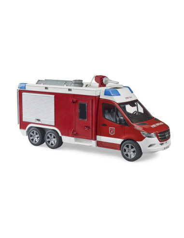 BR02680,Bruder sprinter de pompieri Mercedes Benz cu sirena