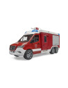 BR02680,Bruder sprinter de pompieri Mercedes Benz cu sirena