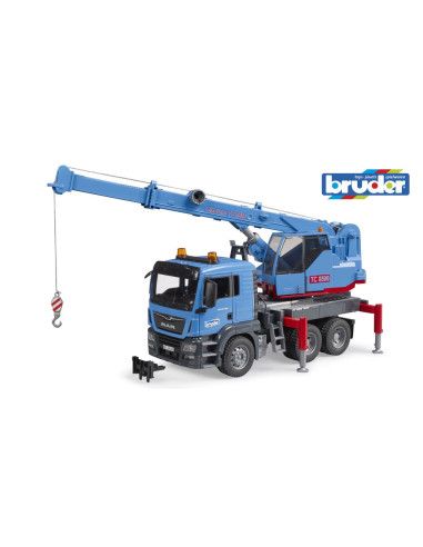BR03771,Bruder camion Man TGS cu macara