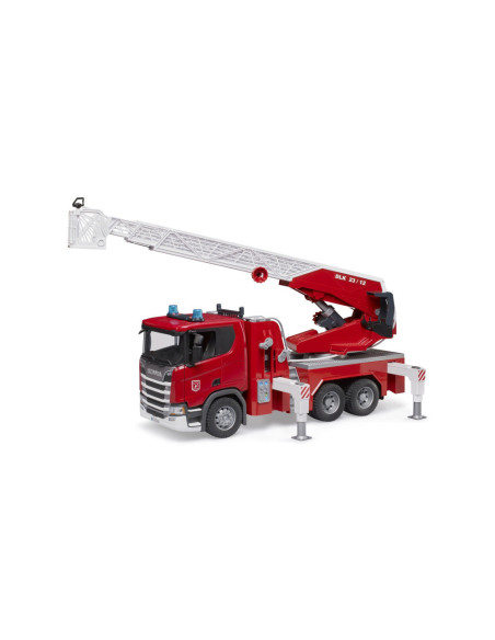 BR03591,Bruder camion de pompieri Scania Super 560R cu scara pompa de apa si sirena