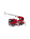 BR03591,Bruder camion de pompieri Scania Super 560R cu scara pompa de apa si sirena