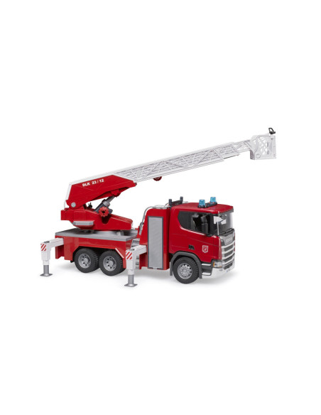 BR03591,Bruder camion de pompieri Scania Super 560R cu scara pompa de apa si sirena