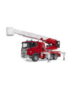 BR03591,Bruder camion de pompieri Scania Super 560R cu scara pompa de apa si sirena