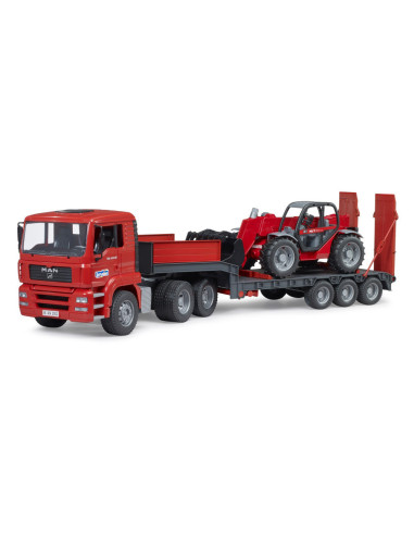 BR02774,Bruder camion incarcare Man TGA cu incarcator telescopic Manitou MLT 633