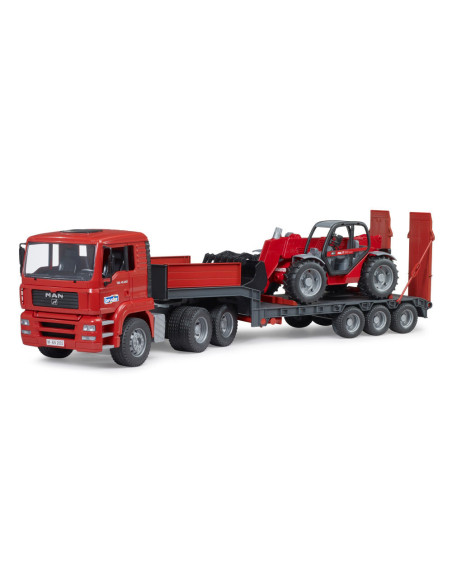 BR02774,Bruder camion incarcare Man TGA cu incarcator telescopic Manitou MLT 633