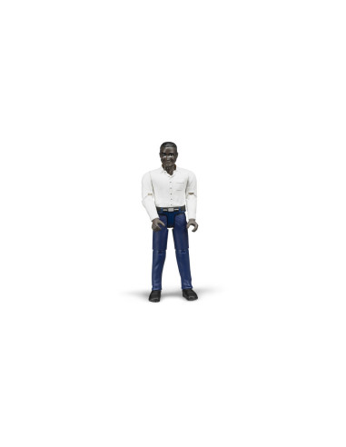 BR60004,Bruder figurina barbat cu pantaloni albastru inchis