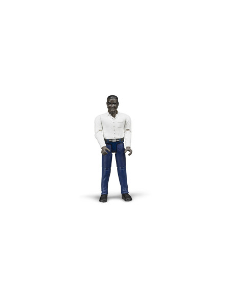 BR60004,Bruder figurina barbat cu pantaloni albastru inchis