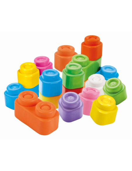 CL17878,Clementoni - Soft Clemmy plasa cu 40 de cuburi