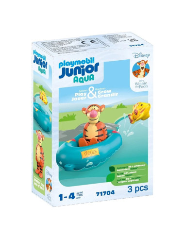 PM71704,Playmobil Junior Disney plimbare cu barca gonflabila a lui Tigger
