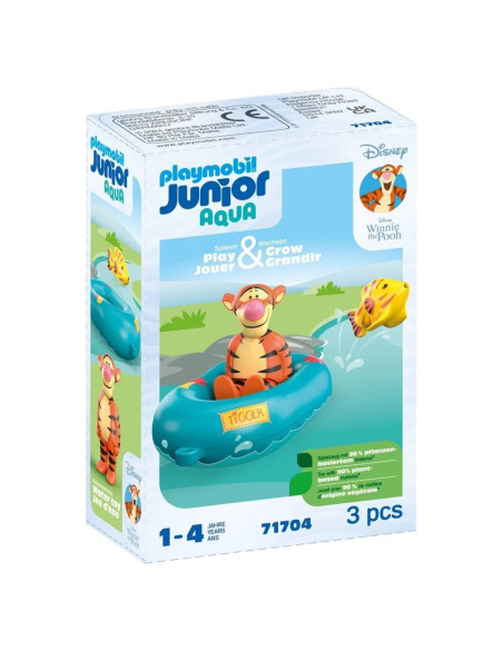 PM71704,Playmobil Junior Disney plimbare cu barca gonflabila a lui Tigger