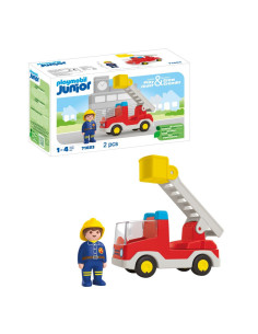 PM71683,Playmobil Junior - Camion cu pompier 2