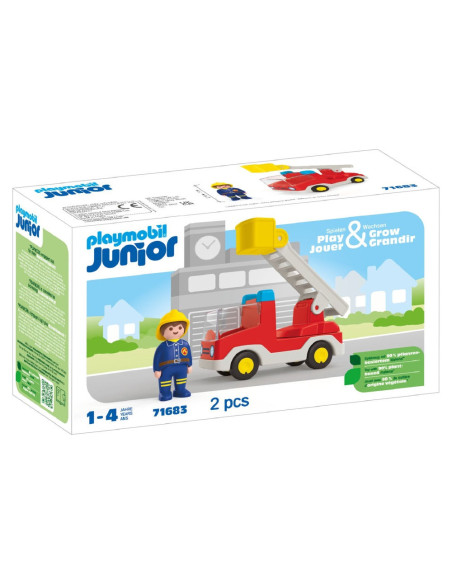 PM71683,Playmobil Junior - Camion cu pompier