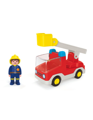 PM71683,Playmobil Junior - Camion cu pompier