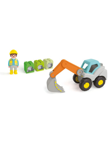 PM71684,Playmobil Junior - Excavator cu brat mobil