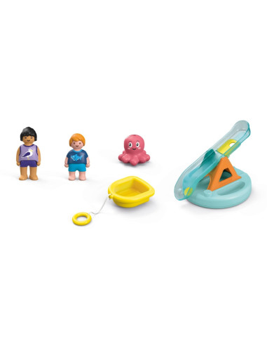 PM71687,Playmobil Junior Aqua - Balansoar de apa si barcuta