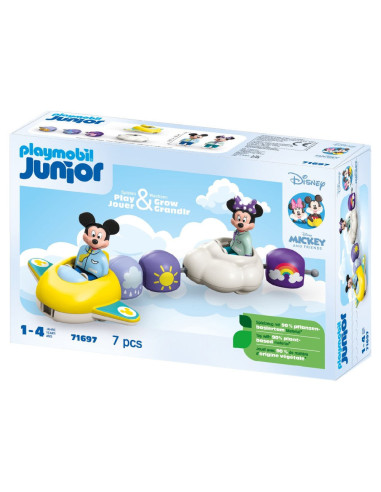 PM71697,Playmobil Junior Disney - Zborul lui Mickey si Minnie printre nori