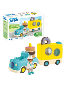PM71702,Playmobil Junior - Camion de stivuit si sortat cu gogosi 2