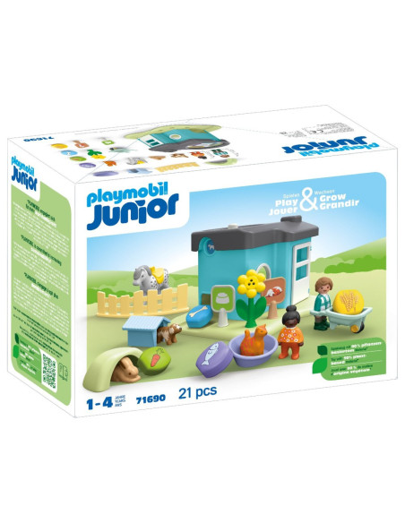 PM71690,Playmobil Junior - Custi pentru animale