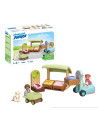 PM71691,Playmobil Junior - Taraba la piata si stivuitor