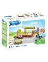 PM71691,Playmobil Junior - Taraba la piata si stivuitor