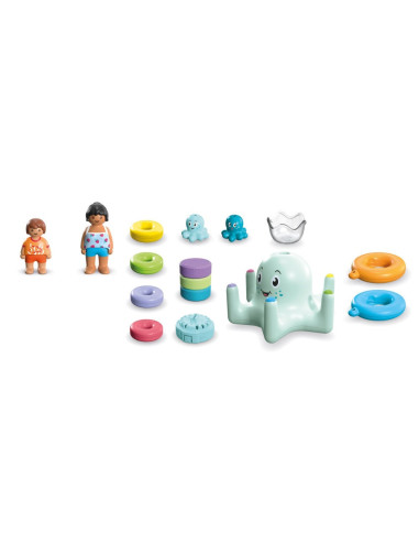 PM71438,Playmobil Junior Aqua si Tinti - Calamar colorat