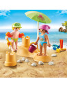 PM71581,Playmobil - Figurine copii cu castel de nisip