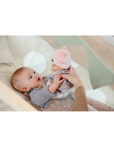 ZF710715,Zapf - Baby Annabell Bebelus cu caciulita mov 30 cm