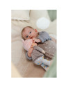 ZF710715,Zapf - Baby Annabell Bebelus cu caciulita mov 30 cm