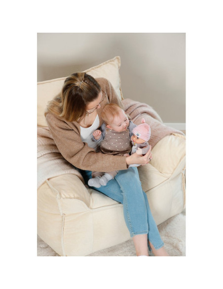 ZF710715,Zapf - Baby Annabell Bebelus cu caciulita mov 30 cm