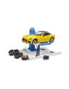 BR62112,Bruder Service auto cu decapotabila sport