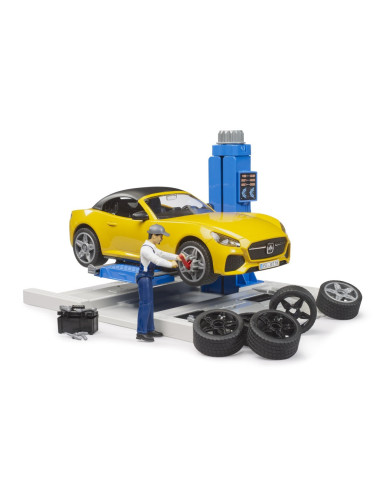 BR62112,Bruder Service auto cu decapotabila sport