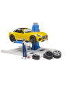 BR62112,Bruder Service auto cu decapotabila sport