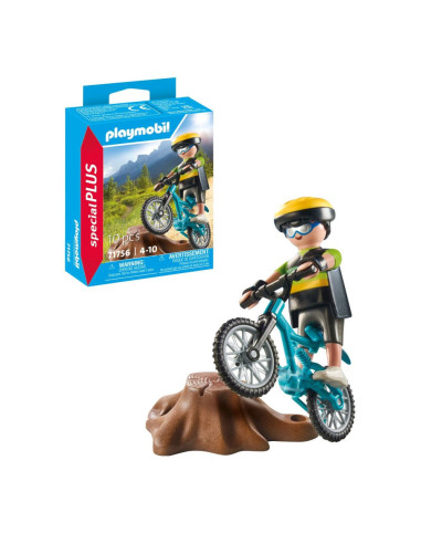 PM71756,Playmobil - Figurina ciclist montan
