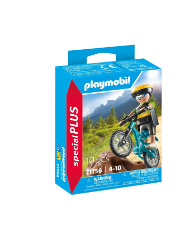 PM71756,Playmobil - Figurina ciclist montan