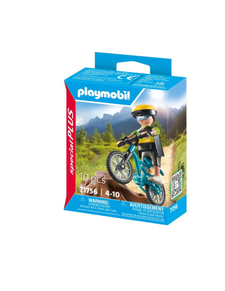 PM71756,Playmobil - Figurina ciclist montan