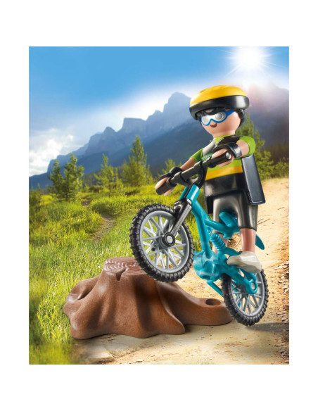 PM71756,Playmobil - Figurina ciclist montan