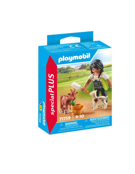 PM71759,Playmobil - Figurina femeie cu capre