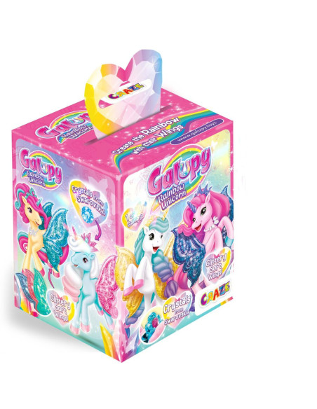 CRZ44124,Craze - Galupy figurina Unicorn curcubeu