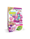 CRZ49655,Craze - Slime de baie sirena Galupy cu vitamina E si culoare schimbatoare de la roz la mov