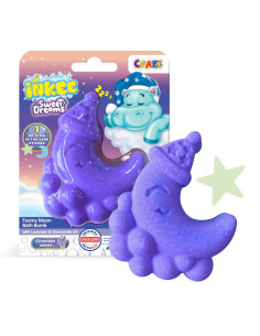 CRZ45831,Craze - Bomba de baie spumoasa Inkee in forma de luna culori si arome asortate